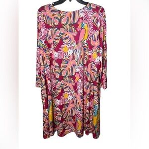 Simply Southern Women’s Floral Monstera Dress With Pockets